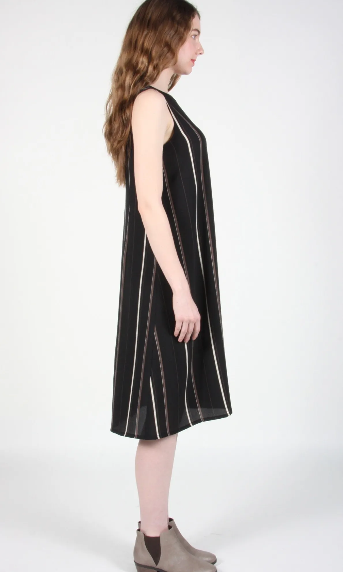 RN - 4 - Fulmar Dress - Black Stripes