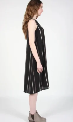 RN1 - 2 - Fulmar Dress - Black Stripes