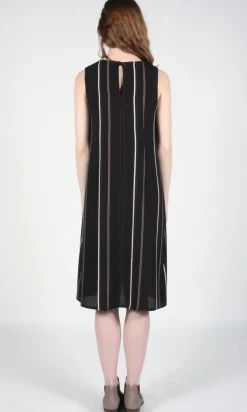 RN649 - 16 - Fulmar Dress - Black Stripes