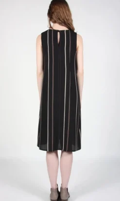 RN1 - 2 - Fulmar Dress - Black Stripes