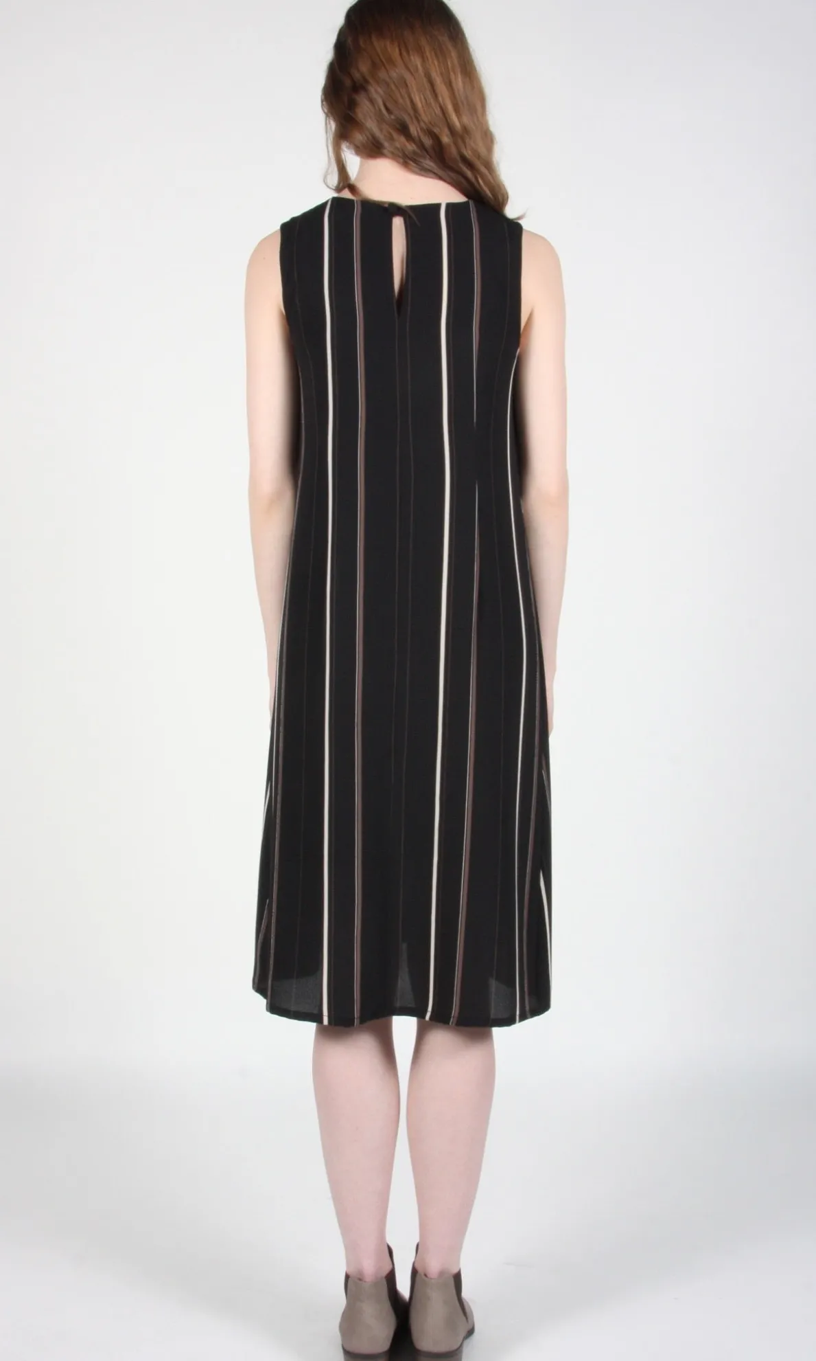 RN - 4 - Fulmar Dress - Black Stripes