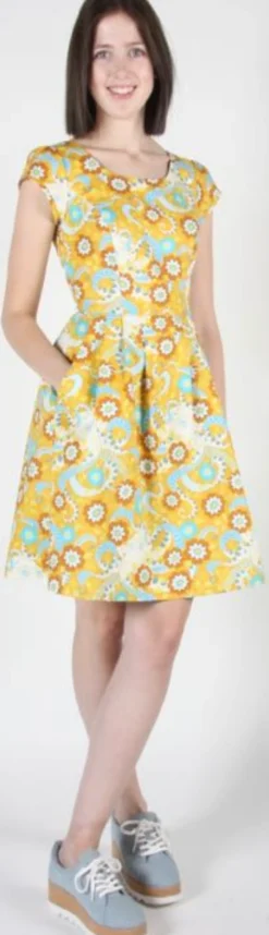 RN825 - 2 - Gallinule Dress - Octopus' Daydream