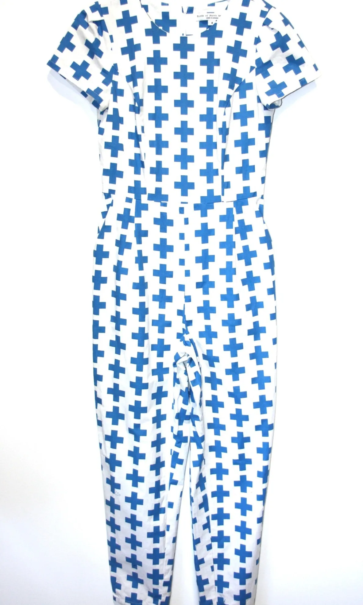RN479 - 8 - Gyrfalcon Jumpsuit - Blue Crosses