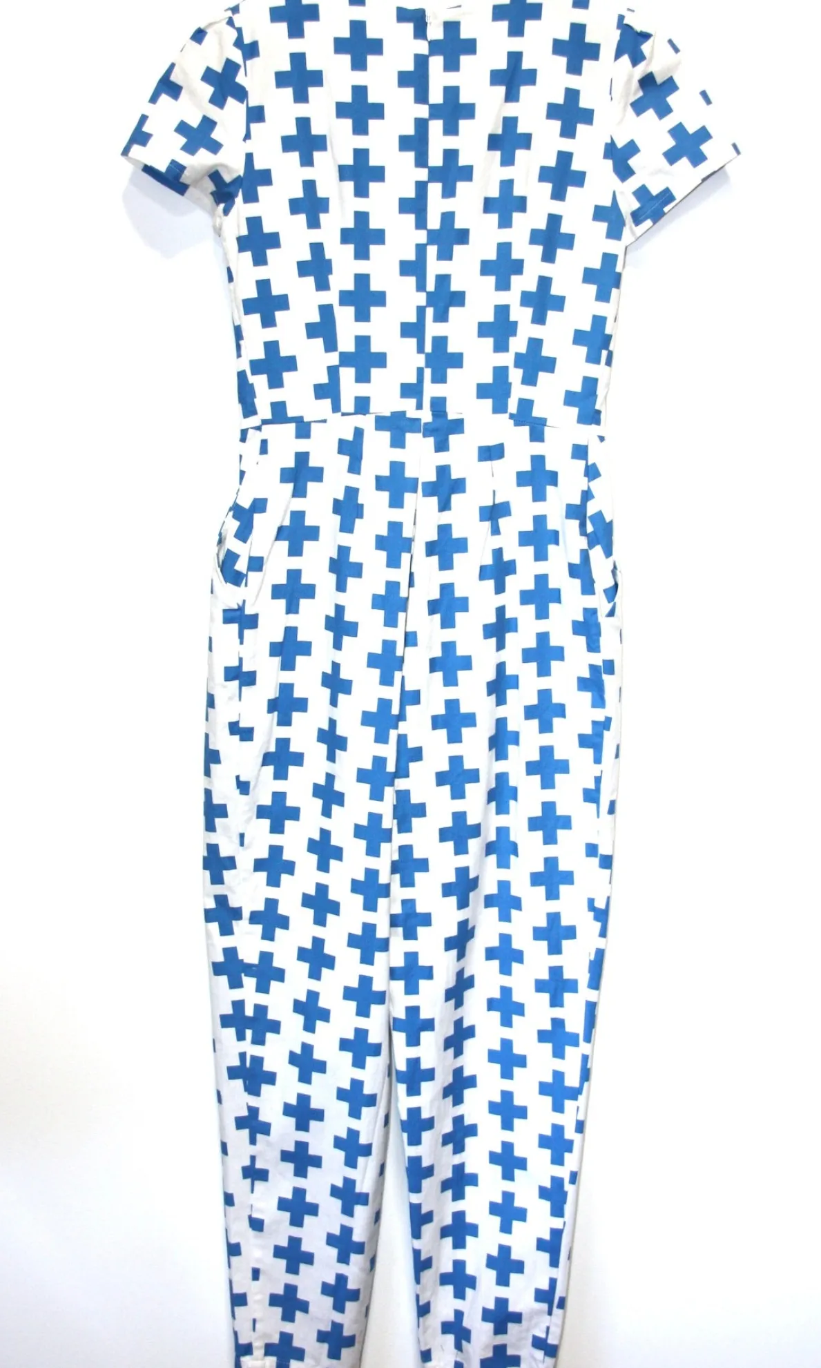 RN479 - 8 - Gyrfalcon Jumpsuit - Blue Crosses