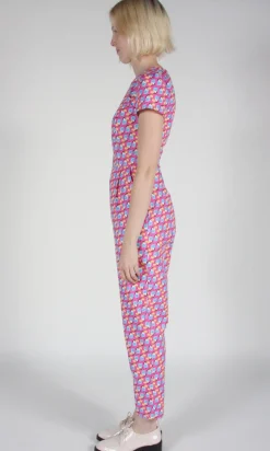 RN433 - 2 - Gyrfalcon Jumpsuit - Pink Toucans