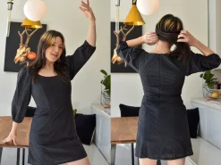 RN940 - 6 - Hummingbird Dress - Black