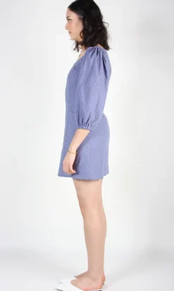 RN244 - 8 - Hummingbird Dress - Periwinkle