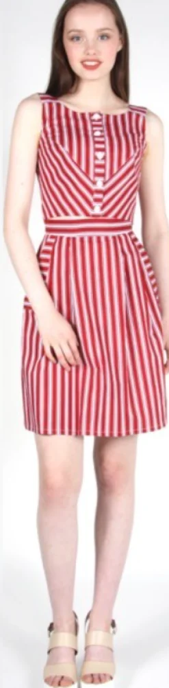RN498 - 10 - Iora Skirt - Red Stripe