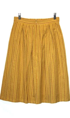 RN455 - 6 - Macareux Skirt - Ochre Stripe