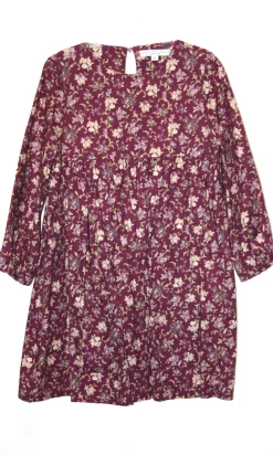 RN735 - 6 - Martin Dress - Purple Posy
