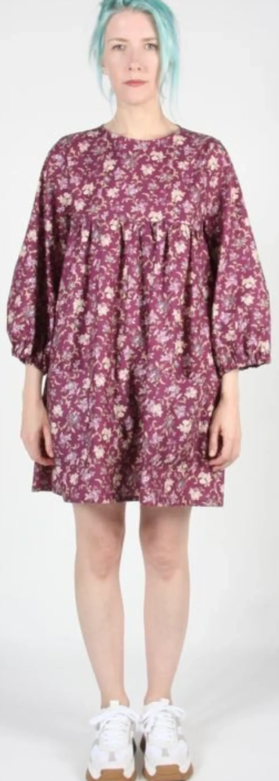 RN735 - 6 - Martin Dress - Purple Posy