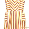 RN588 - 2 - Minivet Dress - Red and Yellow Stripe