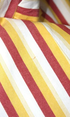 RN588 - 2 - Minivet Dress - Red and Yellow Stripe