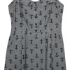 RN786 - 10 - Motmot Dress - Black Anchors