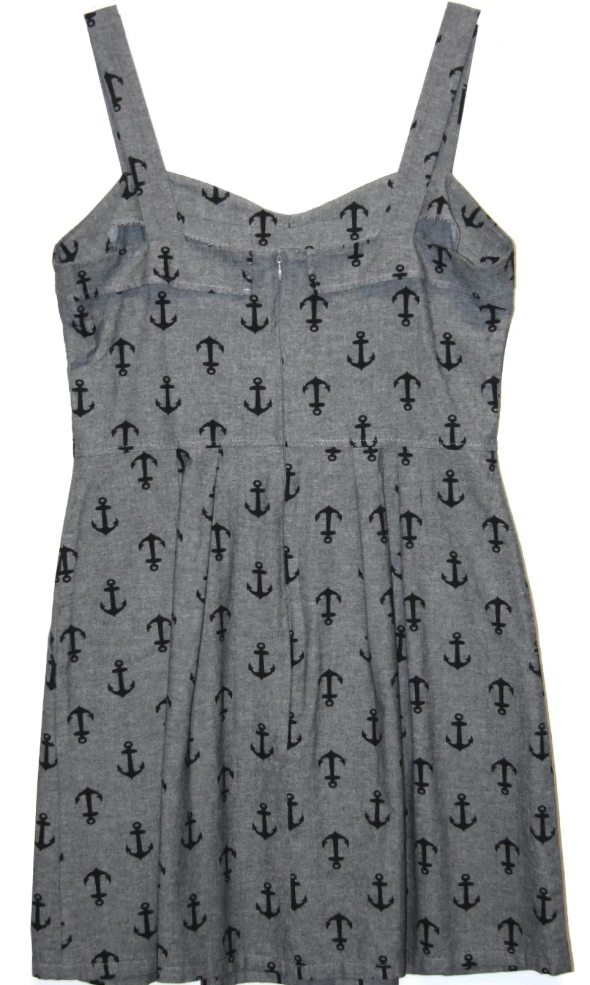 RN786 - 10 - Motmot Dress - Black Anchors