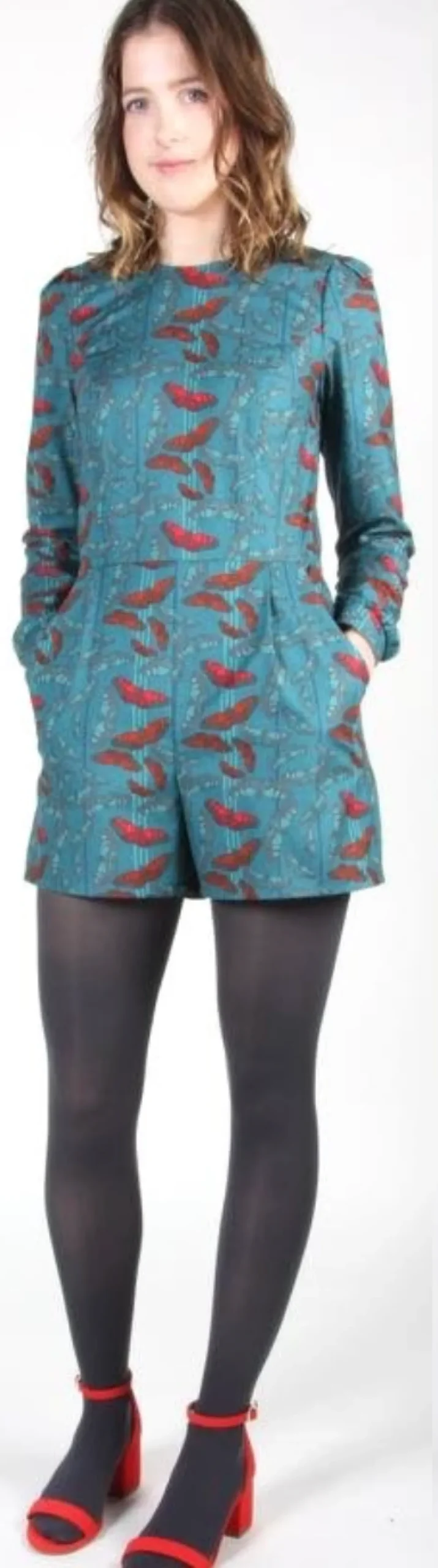 RN726 - 2 - Nothura Romper - Night Monarchs