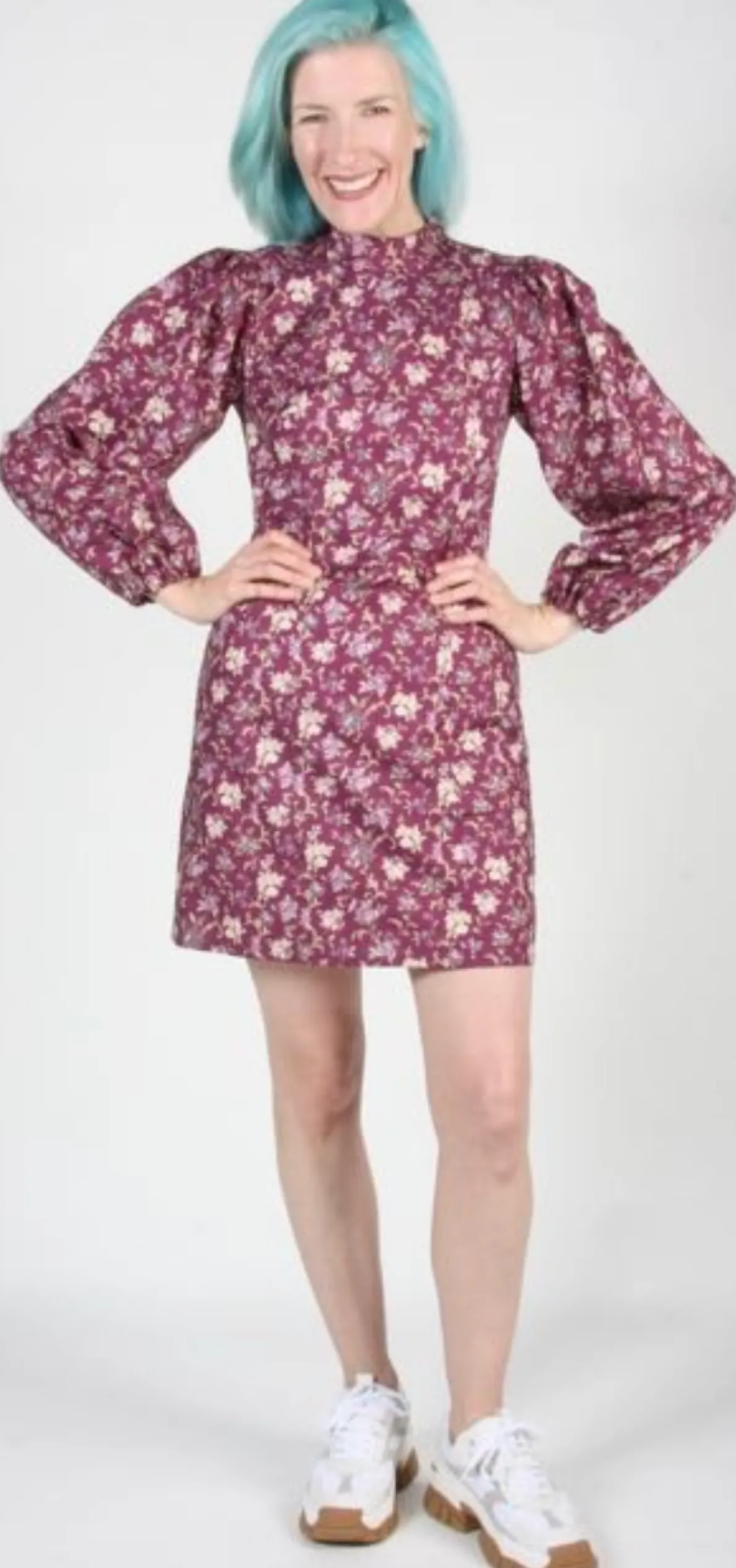 RN899 - 16 - Nyctale Dress - Purple Posy