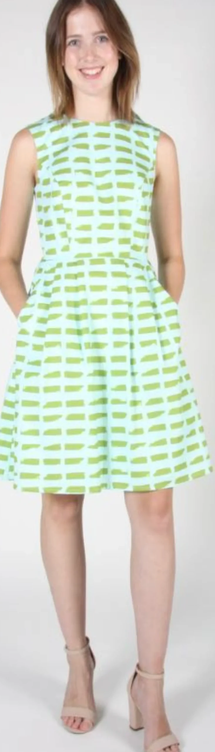 RN832 - 6 - Océanite Dress - Brush Strokes