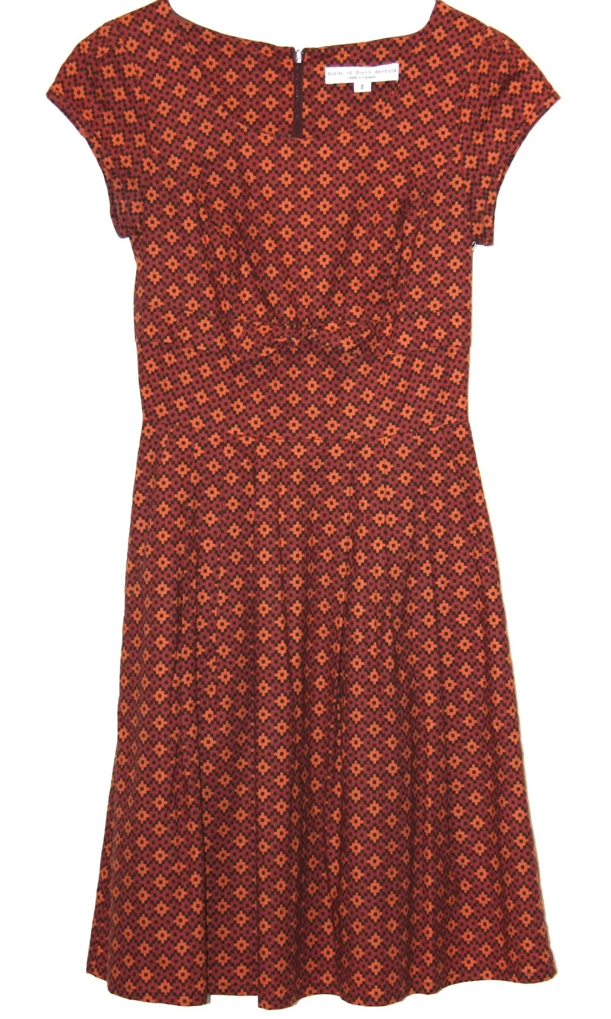 RN2 - 2 - Peppershrike Dress - Brick