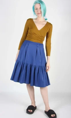 RN811 - 18 - Petronia Skirt - Ultramarine