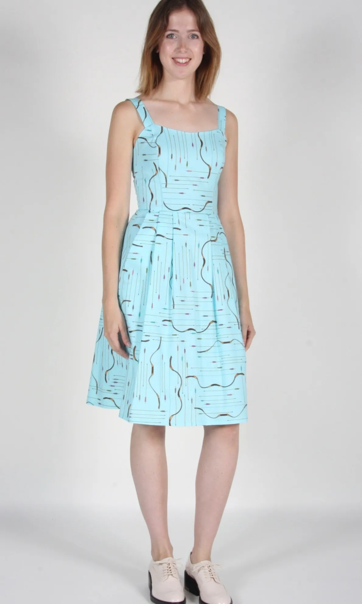 RN - 10 - Purpletuft Dress - Blue Archery