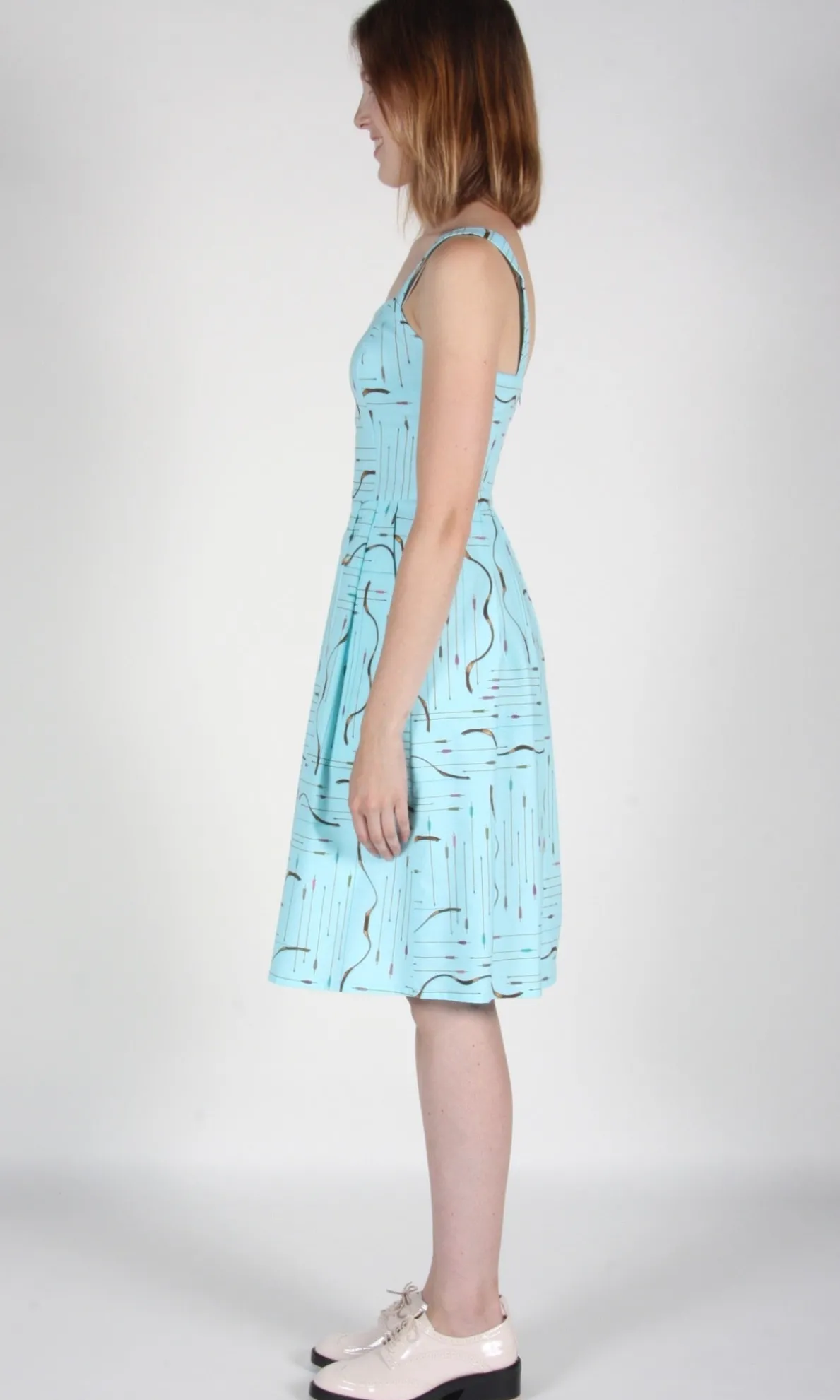RN - 10 - Purpletuft Dress - Blue Archery