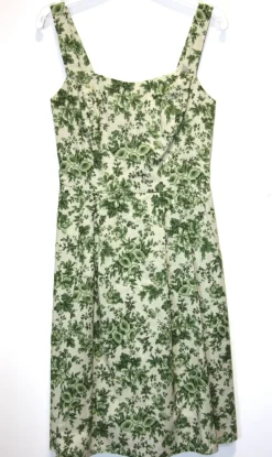 RN955 - 6 - Purpletuft Dress - Green Chintz