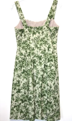 RN955 - 6 - Purpletuft Dress - Green Chintz