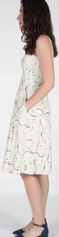 RN889 - 6 - Purpletuft Dress - Ivory Archery