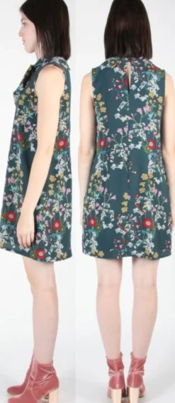 RN947 - 4 - Razorbill Dress - Limonium