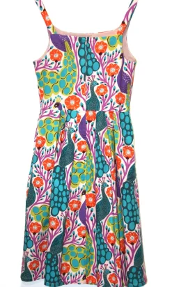 RN589 - 2 - Reedbird Dress - Peacocks