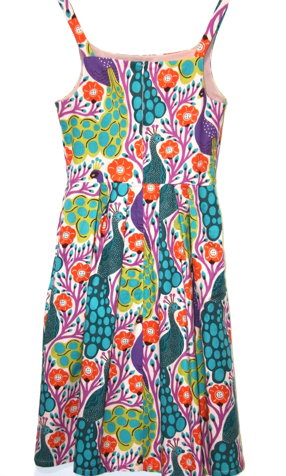 RN589 - 2 - Reedbird Dress - Peacocks