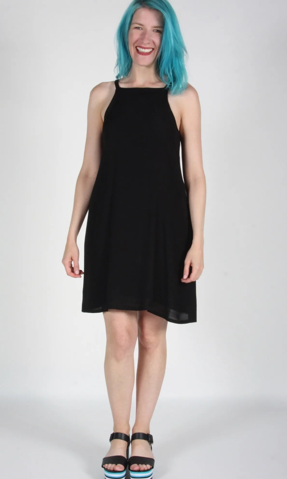 RN676 - 4 - Sicklebill Dress - Black