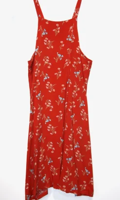 RN900 - 4 - Sicklebill Dress - Vermillion Wildflowers