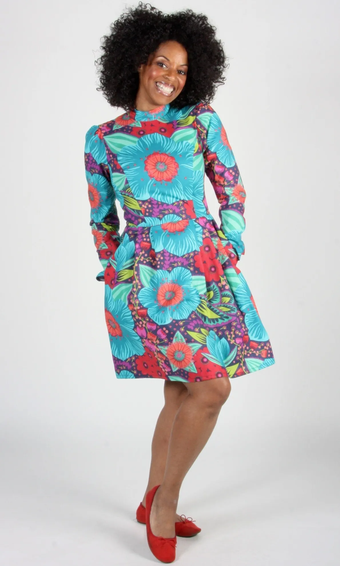 RN727 - 2 - Silk Tail Dress - Hothouse