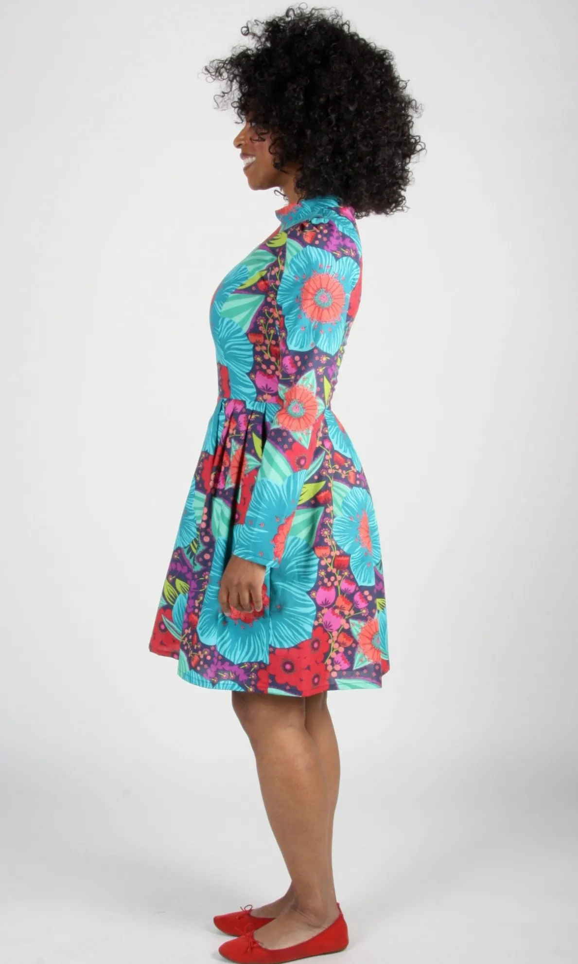 RN727 - 2 - Silk Tail Dress - Hothouse