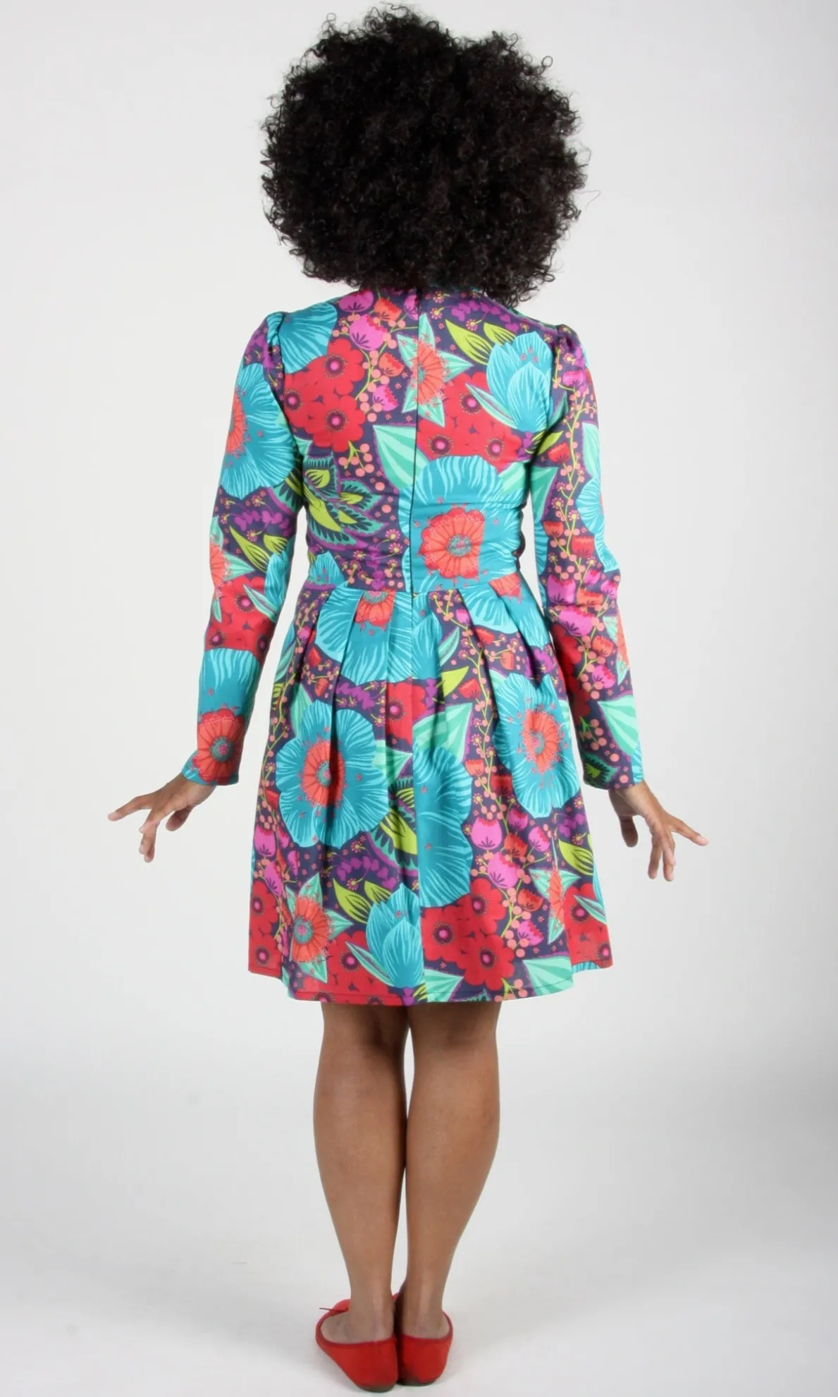 RN727 - 2 - Silk Tail Dress - Hothouse