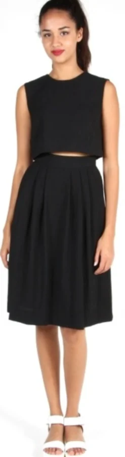 RN868 - 6 - Songlark Skirt - Black