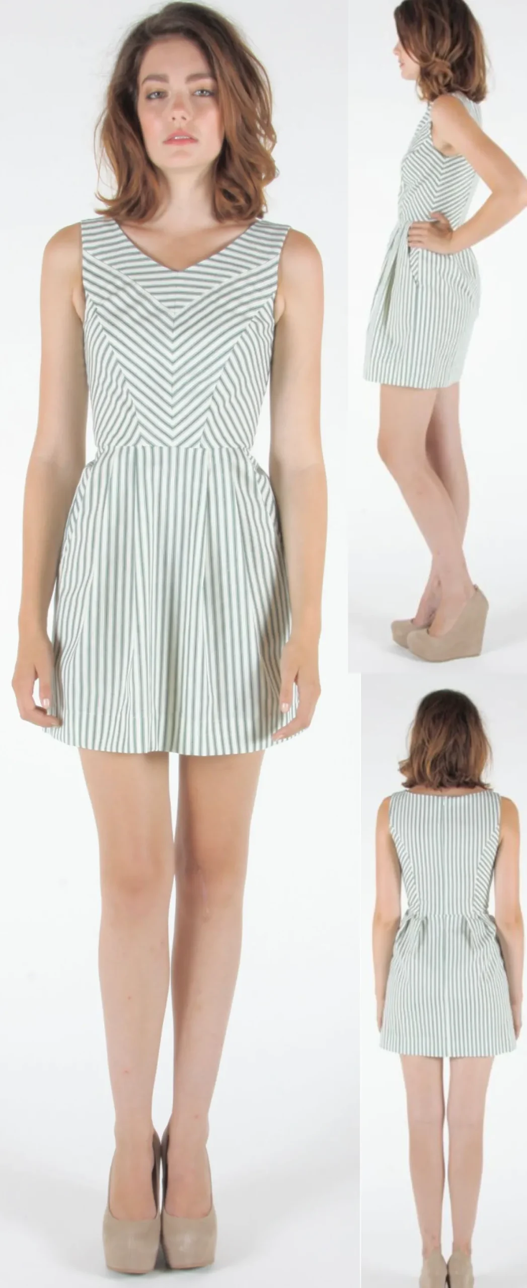 RN818 - 12 - Ticktick Dress - Stripes