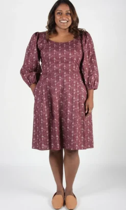 RN905 - 10 - Tyran Dress - Amaranth Grove