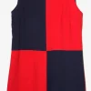 RN701 - 6 - Vanga Dress - Navy/Red