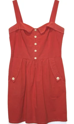 RN895 - 10 - Vulture Dress - Vintage Red