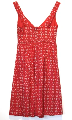 RN - 2 - Wheatear Dress - Coral Diamonds