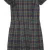 RN856 - 2 - Woodnymph Dress - Navy Plaid