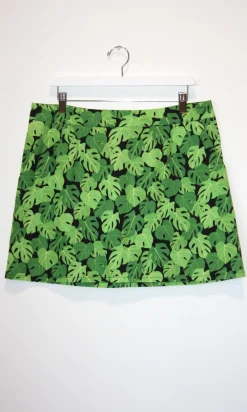 RN723 - L - Échasse Skirt - Philodendron