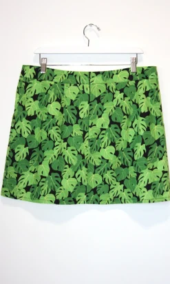 RN723 - L - Échasse Skirt - Philodendron