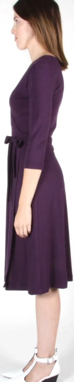 RN563 - S - Spoonbill Dress - Eggplant