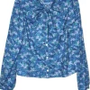 RN781 - XL - Bos'n Bird Top - Blue Veronica