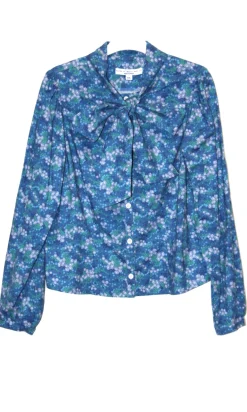 RN781 - XL - Bos'n Bird Top - Blue Veronica