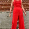 Sandgrouse Jumpsuit - Coral